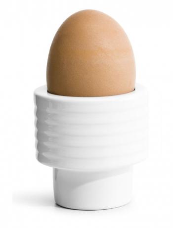 Kieliszek na jajko/świecznik na tealight, biały - Coffee - Sagaform