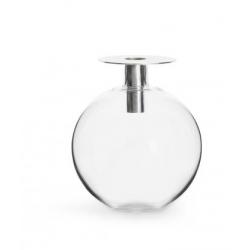 Świecznik wazon, srebrny (wysokość: 18 cm) - interior -...