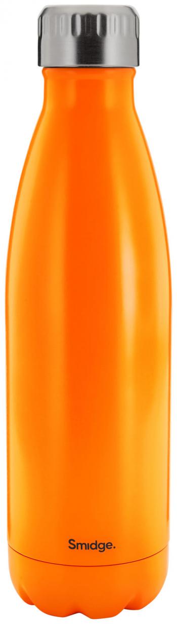 Butelka termiczna pomarańczowa (pojemność: 450 ml) - Steel - Smidge 