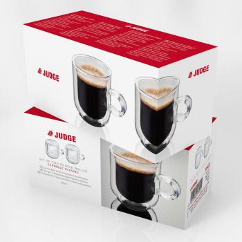 Filiżanki z podwójnymi ściankami do espresso (2 x 75 ml) - Judge