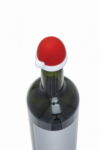 Korek do wina i znaczniki do kieliszków, czapka i szalik (7 elementów) - Noël - MSC