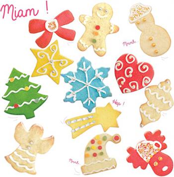 Wykrawacz do świątecznych ciasteczek (12 kształtów) - ScrapCooking