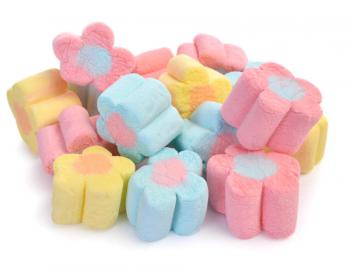 Pianki marshmallow kwiatki mix kolorów (0,5k g) - Modecor