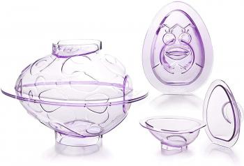Foremki plastikowe na jajka wielkanocne 3D (3 sztuki) - Ibili