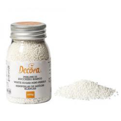 Posypka cukrowa, mini perełki białe (100 g) - Decora