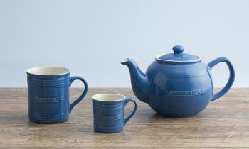 Dzbanek, imbryk do herbaty, niebieski (1100 ml) - Mason Cash