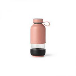 Butelka szklana na wodę (poj.: 0,6 l), różowa - To Go -...