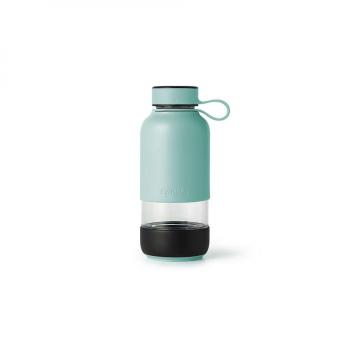 Butelka szklana na wod (poj.: 0,6 l), turkusowa - To Go - Lekue