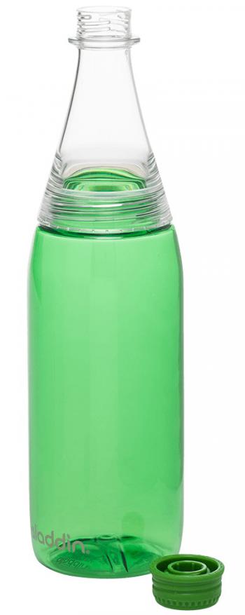 Butelka na wodę podwójnie odkręcana (poj.: 0,7 l), zielona - Hydration - Aladdin