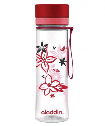 Butelka na wodę AVEO (0,6 l), czerwona - Aladdin 