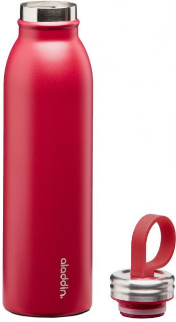 Butelka termiczna stalowa (poj.: 0,55 l), czerwona - Aladdin