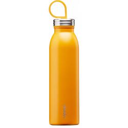 Butelka termiczna stalowa (poj.: 0,55 l), żółta - Aladd...