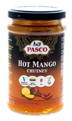 Sos słodko-pikantny mango Hot Mango Chutney (320 g) - Pasco