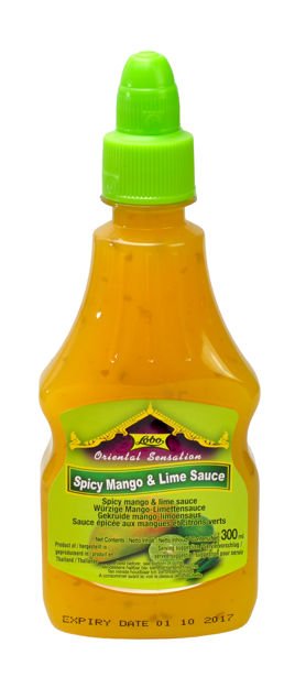 Sos z mango i limonki z dodatkiem chilli, słodko-pikantny (300 ml) - Lobo