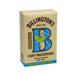 Cukier trzcinowy Muscovado, jasny (500 g) - Billington&...