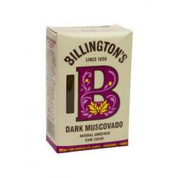 Cukier trzcinowy Muscovado, ciemny (500 g) - Billington...