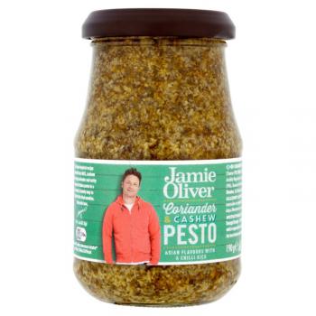 Pesto zielone z kolendrą i orzechami nerkowca (190 g) - Jamie Oliver