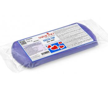 Lukier plastyczny, fondant, masa plastyczna, kolor fioletowy (0,5 kg) - TOP - Saracino