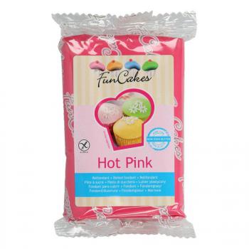 Lukier plastyczny, fondant, masa plastyczna ciemny r (250 g) - Hot Pink - FunCakes