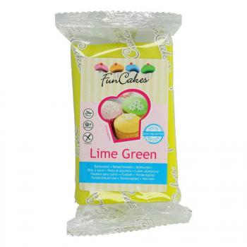 Lukier plastyczny, fondant, masa plastyczna limonkowy (250 g) - Lime Green - FunCakes