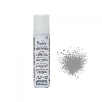 Barwnik w sprayu metaliczny, srebrny (75 ml) - Decora