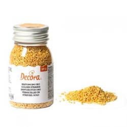 Posypka cukrowa perłowa złote pałeczki (90 g) - Decora