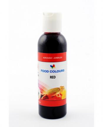 Barwnik w pynie do aerografu, czerwony (135 ml) - Food Colours