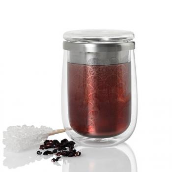 Szklanka z filtrem do herbaty (pojemno 400 ml) - Fusion Glass - AdHoc