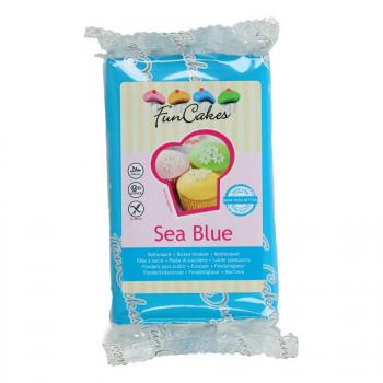Lukier plastyczny, fondant, masa plastyczna morski niebieski (250 g) - Sea Blue - FunCakes