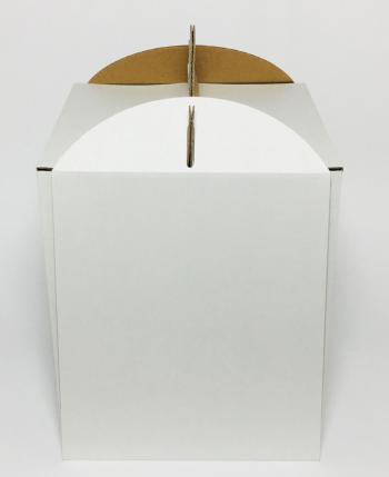 Pudełko do transportu ciast i tortów z okienkiem (26 x 26 x 32 cm ) - AleDobre.pl