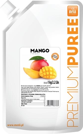 Pulpa mango (1 kg) - PremiumPuree - Menii