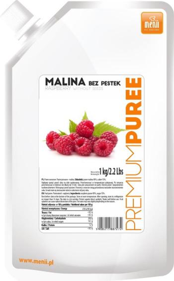 Pulpa malinowa (1 kg) - PremiumPuree - Menii