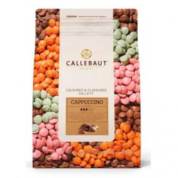 Pastylki czekoladowe z mlecznej czekolady - cappuccino - (30,8% kakao, 2,5 kg) - Callebaut 
