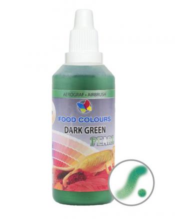 Barwnik w pynie do aerografu perowy ciemny zielony (60 ml) - Food Colours 