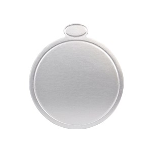 Bankietówka podkład srebrny laminowany pod monoporcje (9 cm) - Modecor