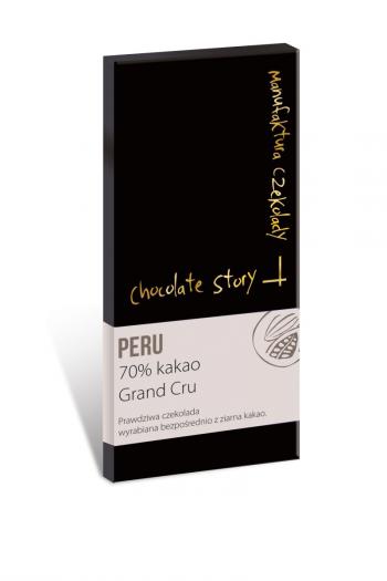 Czekolada Grand Cru, 70% kakao z Peru (50 g) - Manufaktura Czekolady