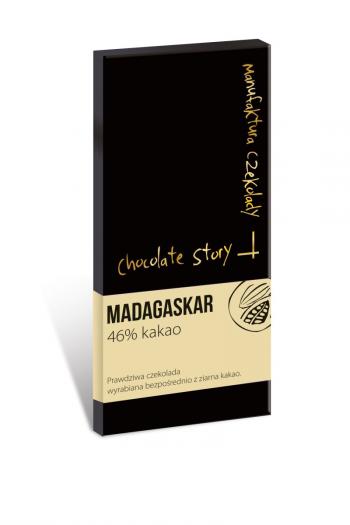 Czekolada 46% kakao z Madagaskaru (50 g) - Manufaktura Czekolady