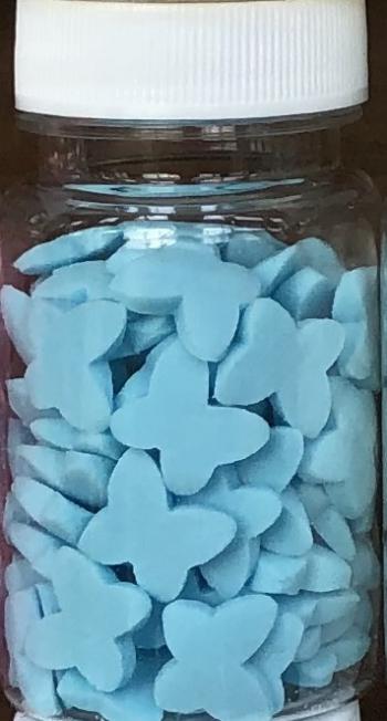 Posypka cukrowa, motylki niebieskie  (30 g) - SweetDecor