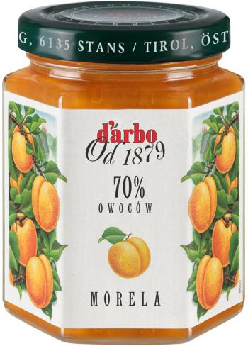 Dżem naturalny morelowy (200 g) - Darbo

