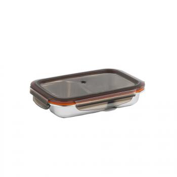Lunchbox stalowy z 2 przegródkami (0,7 l) - To Go - Cuitisan 