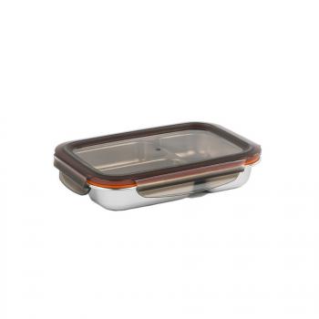 Lunchbox stalowy z 3 przegródkami (0,56 l) - To Go - Cuitisan 