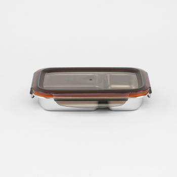 Lunchbox stalowy z 3 przegródkami (0,56 l) - To Go - Cuitisan 