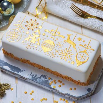 Szablon do dekoracji tortów i ciast ze świątecznymi motywami - Decora - OTSW