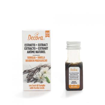 Ekstrakt waniliowy naturalny z ziarenkami (20 ml) - Decora