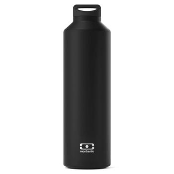 Butelka termiczna stalowa z zaparzaczem (pojemność: 500 ml) Black Onyx - Steel - Monbento