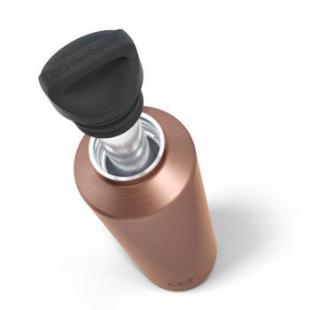 Butelka termiczna stalowa z zaparzaczem (pojemność: 500 ml) Metallic Copper - Steel - Monbento