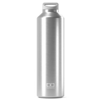 Butelka termiczna stalowa z zaparzaczem (pojemność: 500 ml) Metallic Silver - Steel - Monbento