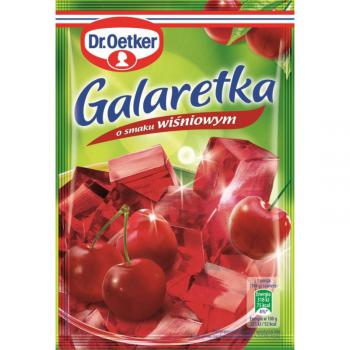 Galaretka o smaku wiśniowym (77 g) - Dr. Oetker
