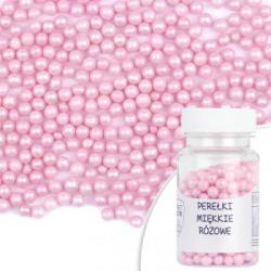 Posypka cukrowa, perełki różowe miękkie (30 g) - SweetD...