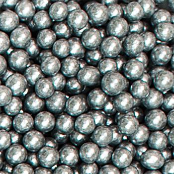 Posypka cukrowa srebrne perełki 4 mm (100 g) - Decora